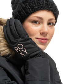0 Fresh Fields - Guanti da Snowboard/Sci da Donna Black ERJHN03207 Roxy