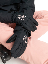 1 Fresh Fields - Guanti da Snowboard/Sci da Donna Black ERJHN03207 Roxy
