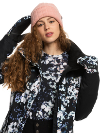1 ROXY Jetty - Manoplas para Snowboard/Esquí para Mujer Negro ERJHN03211 Roxy