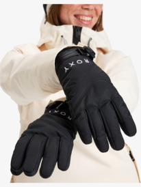 0 ROXY Jetty - Snowboard/Ski Gloves for Women Black ERJHN03221 Roxy