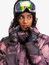 0 Roxy Jetty - Guantes técnicos de snowboard/esquí para Mujer Negro ERJHN03237 Roxy