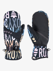 0 Roxy Jetty - Funktionelle Snowboard-/Skifäustlinge für Frauen Schwarz ERJHN03238 Roxy