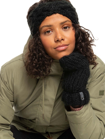 0 Winter - Snowboard/Ski Mittens for Women Black ERJHN03240 Roxy