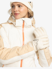 1 Eaststorm - Gants isolants pour Femme Beige ERJHN03249 Roxy