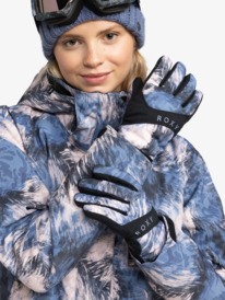 0 Roxy Jetty  - Insulated Gloves for Women Blue ERJHN03251 Roxy