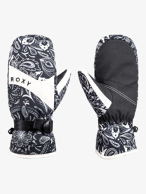 1 Roxy Jetty - Moufles pour Femme Noir ERJHN03252 Roxy