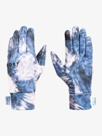 0 Hydrosmart - Liner Gloves for Women Blue ERJHN03254 Roxy