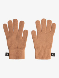 2 Tropical Snow  - Knitted Gloves for Women Brown ERJHN03257 Roxy