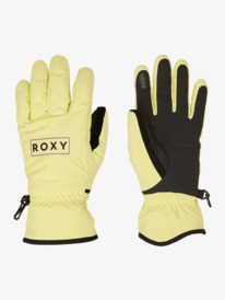 1 Freshfield - Guantes técnicos de snow para mujer Amarillo ERJHN03261 Roxy