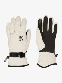 1 Roxy Jetty Solid - Guantes técnicos de snow para mujer Blanco ERJHN03267 Roxy