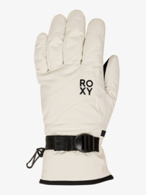 3 Roxy Jetty Solid - Guantes técnicos de snow para mujer Blanco ERJHN03267 Roxy