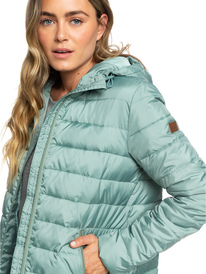 4 Rock Peak - Water Repellent Padded Jacket Green ERJJK03250 Roxy