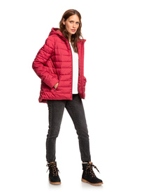 3 Rock Peak - Veste matelassée déperlante pour Femme Rouge ERJJK03250 Roxy