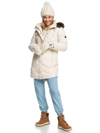 10 Ellie Warmlink - Wasserdichte Jacke für Frauen Beige ERJJK03429 Roxy