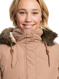 2 Ellie - Waterproof Jacket for Women Brown ERJJK03437 Roxy