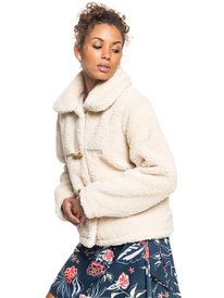 5 Raise The Bar - Sherpa Jacket for Women  ERJJK03457 Roxy