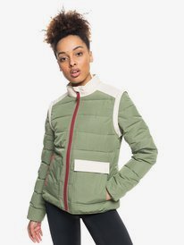 3 Crazy Fantasy - Veste de sport pour Femme Beige ERJJK03465 Roxy