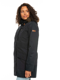 5 Amy 3-in-1 - Veste imperméable convertible pour Femme Noir ERJJK03501 Roxy