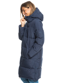 1 Test Of Time - Doudoune à capuche pour Femme Bleu ERJJK03513 Roxy