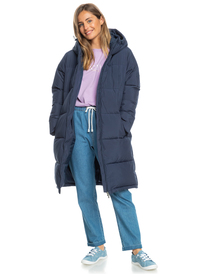 4 Test Of Time - Doudoune à capuche pour Femme Bleu ERJJK03513 Roxy