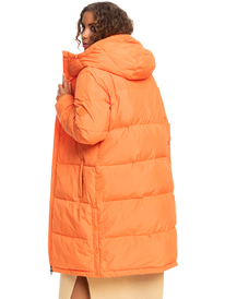 5 Test Of Time - Doudoune à capuche pour Femme Orange ERJJK03513 Roxy