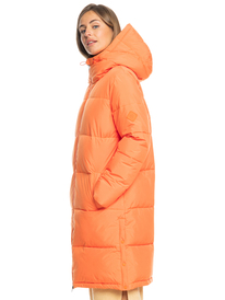 1 Test Of Time - Doudoune à capuche pour Femme Orange ERJJK03513 Roxy