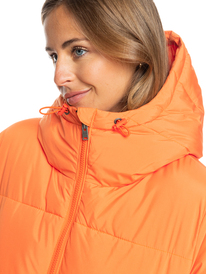 2 Test Of Time - Doudoune à capuche pour Femme Orange ERJJK03513 Roxy