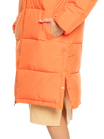 3 Test Of Time - Doudoune à capuche pour Femme Orange ERJJK03513 Roxy
