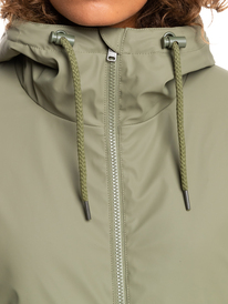 8 No Rain No Flowers - Impermeabile da Donna Beige ERJJK03517 Roxy