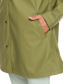 3 Rain Dance - Water Resistant Rain Mac for Women  ERJJK03529 Roxy