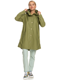 4 Rain Dance - Water Resistant Rain Mac for Women  ERJJK03529 Roxy