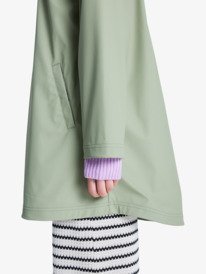 4 Raining Again - Rain Mac for Women Green ERJJK03589 Roxy