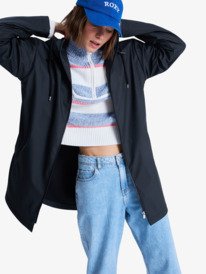 0 Raining Again - Regenjacke für Frauen Schwarz ERJJK03589 Roxy
