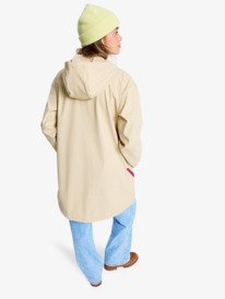 6 Raining Again - Regenjacke für Frauen Beige ERJJK03589 Roxy