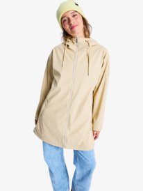 0 Raining Again - Regenjacke für Frauen Beige ERJJK03589 Roxy