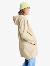 1 Raining Again - Regenjacke für Frauen Beige ERJJK03589 Roxy