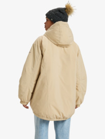 7 Lofty Cloud - Isolierte Jacke für Frauen Beige ERJJK03593 Roxy