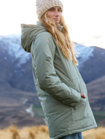 1 Serena - Parka Jacket for Women Green ERJJK03596 Roxy