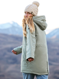 2 Serena - Parka Jacket for Women Green ERJJK03596 Roxy