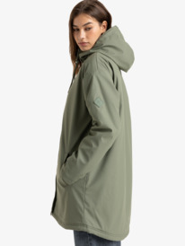 1 Rain Road - Rain Jacket for Women Green ERJJK03608 Roxy