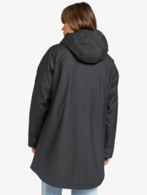 7 Rain Road - Chaqueta de lluvia para Mujer Negro ERJJK03608 Roxy