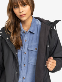 2 Rain Road - Regenjacke für Frauen Schwarz ERJJK03608 Roxy