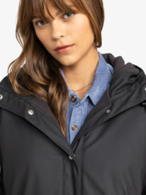 3 Rain Road - Chaqueta de lluvia para Mujer Negro ERJJK03608 Roxy