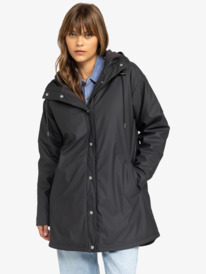 5 Rain Road - Imperméable pour Femme Noir ERJJK03608 Roxy