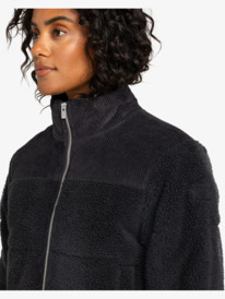 2 Fall For You - Quilted Jacket for Women Black ERJJK03609 Roxy