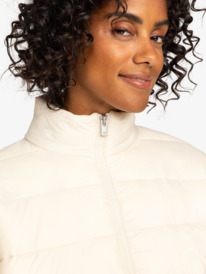 1 Wind Bliss - Chaqueta Acolchada para Mujer Beige ERJJK03617 Roxy