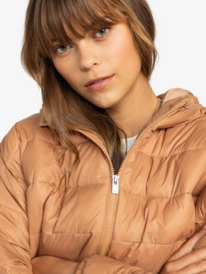 2 Wind Bliss - Gepolsterte Jacke mit Kapuze für Frauen Braun ERJJK03618 Roxy