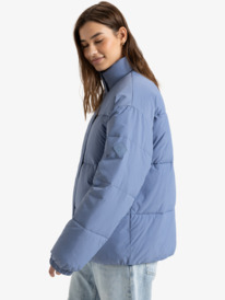 7 Sweetest Road - Puffer Jacket for Women Blue ERJJK03619 Roxy