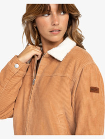 3 Desert Spirit - Corduroy jack voor Dames Brown ERJJK03621 Roxy