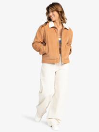 4 Desert Spirit - Kordjacke für Frauen Braun ERJJK03621 Roxy